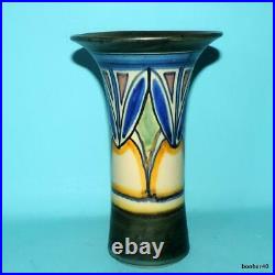 Vintage Arts-crafts Gouda Zuid-holland Dutch Folk Art Art Deco Damascus Vase
