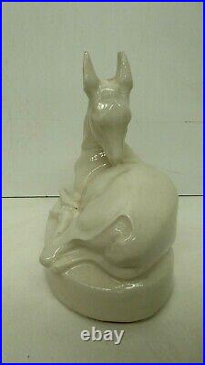 Vintage Australian Pottery Studio Ceramic Art Deco Deer Fawn Statue