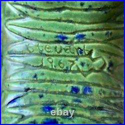 Vintage BITOSSI style Ceramic Greek-style Horse Signed Art Pottery Green