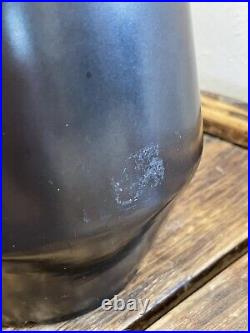 Vintage Bauer Pottery Vase? Black? Tracy Irwin Design 10 Valentine Gift