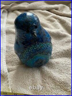 Vintage Bitossi Penguin Bird Art Pottery Italian ceramics No Marks Repaired