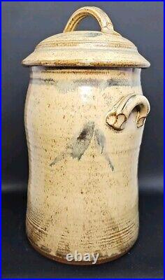 Vintage Brickworks Art Pottery Lidded Ceramic Container Anne Armstrong Canada
