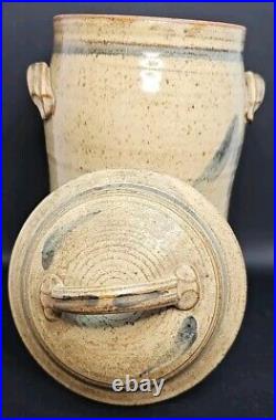 Vintage Brickworks Art Pottery Lidded Ceramic Container Anne Armstrong Canada