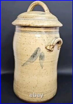 Vintage Brickworks Art Pottery Lidded Ceramic Container Anne Armstrong Canada
