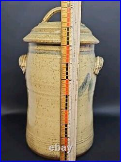 Vintage Brickworks Art Pottery Lidded Ceramic Container Anne Armstrong Canada