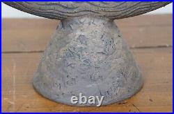 Vintage Ceramic Art Pottery Hittite Bottle Ring Wine Decanter Jug Sculpture 19