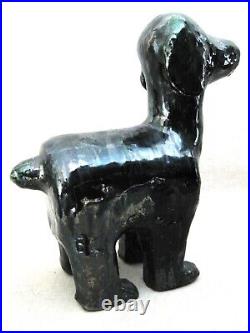 Vintage Ceramic Dog Sculpture Studio Pottery Hand Formed and Glazed Animal Lover