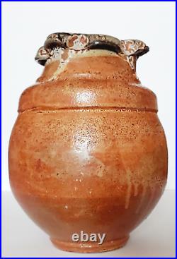 Vintage Ceramic Stoneware Studio Pottery Art Handmade Vase Signed