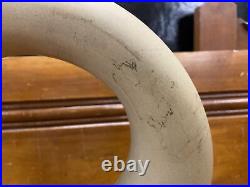 Vintage Circular Wine Decanter Mid Century Modern Retro Art Pottery Ceramic