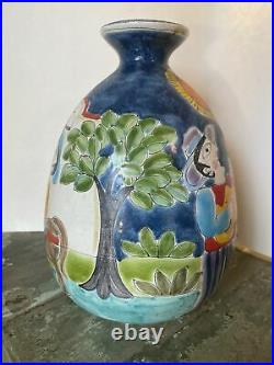 Vintage DeSimone Italian Art Pottery Large vase Picasso Mid Century Italian Art