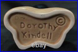 Vintage Dorothy Kindell Hawaiian Nude Signed Ceramic Vase California Pottery ART