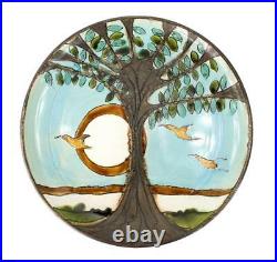 Vintage Eduardo Vega Ceramic Art Pottery Huge 15 Wall Plate MID Century