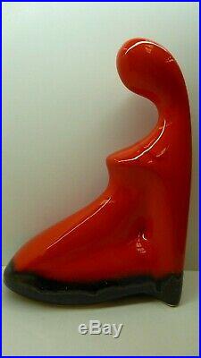 Vintage Ellis Australian Pottery MID Century Lady Statue Ceramic Studio Art