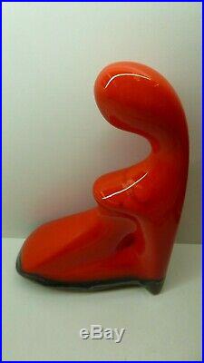 Vintage Ellis Australian Pottery MID Century Lady Statue Ceramic Studio Art