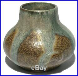 Vintage French Signed Studio Art Pottery Miniature Glazed Vase / Pot