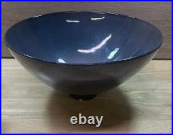 Vintage James Lovera Ceramic Bowl Blue Art Studio 8.5