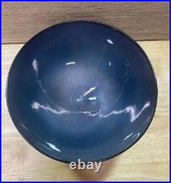 Vintage James Lovera Ceramic Bowl Blue Art Studio 8.5