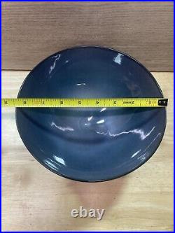 Vintage James Lovera Ceramic Bowl Blue Art Studio 8.5