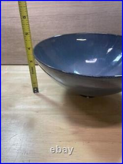 Vintage James Lovera Ceramic Bowl Blue Art Studio 8.5