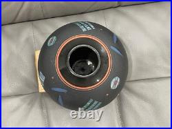 Vintage Janet Belden Signed Art Pottery Ceramic Vase Abstract Geometric Designs