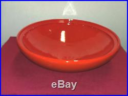 Vintage Large Orange Gainey California Art Pottery Bowl MID Century Modern