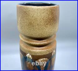 Vintage MCM Handcrafted Lapid Israel Art Pottery Stoneware Ceramic Vase #178