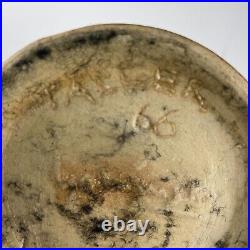 Vintage MCM Studio Art Pottery Vase, Signed Taller Nowin Shi,'66, Uruguay
