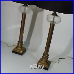 Vintage Mid Century Modern Art Pottery Ceramic Matte Glaze Double Socket Lamp