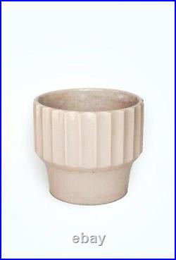 Vintage Mid Century Modern Bauer Biltmore large #10 Speckled ceramic planter pot