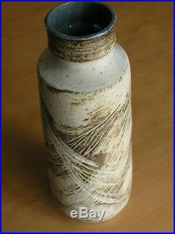 Vintage Mid Century Modern Edna Arnow Chicago Studio Art Pottery Vase Signed