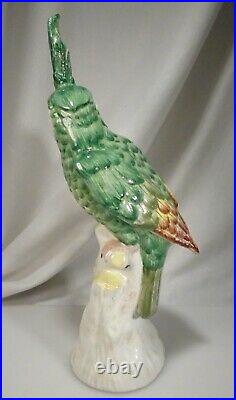 Vintage Mottahedeh Exotic Bird Cockatiel 16 Italian Ceramic Figure 58474