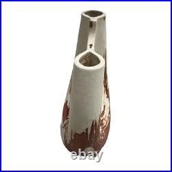 Vintage Native American Wedding Vase Catawba Indian Pottery Ceramic Art Glazed