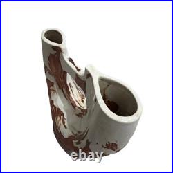 Vintage Native American Wedding Vase Catawba Indian Pottery Ceramic Art Glazed