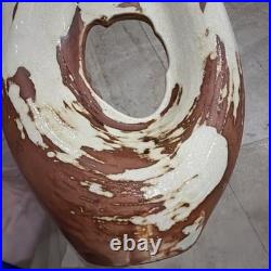 Vintage Native American Wedding Vase Catawba Indian Pottery Ceramic Art Glazed