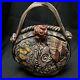 Vintage OOAK Gail Markiewicz Ceramic Textured Handbag Purse Sculpture Modern