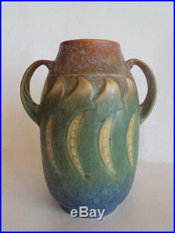 Vintage Original Roseville Art Pottery Falline Vase. Beautiful