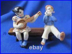 Vintage Potterymadison Ceramic Arts Studio Childrens Orchestra And Musical Trio