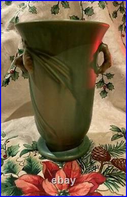 Vintage Roseville Art Pottery PINECONE Green Vase #838 6 Pine Cone Mint