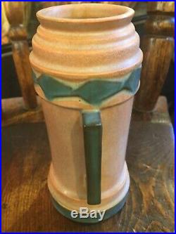 Vintage Roseville Pottery Futura Beer Mug Art Deco Ceramic Vase C. 1924 Mint