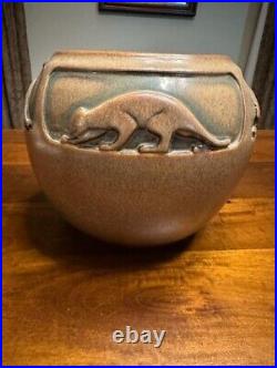Vintage Royal Haeger Arts & Crafts MID-CENTURY MCM PANTHER Big Cat Planter Pot