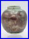 Vintage Signed Metallic Glazed Overlay Ceramic Pottery Vase 4