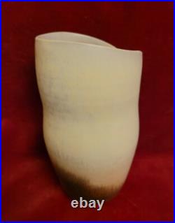 Vintage Studio Art Pottery Ceramic Handmade Vase Signed