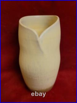 Vintage Studio Art Pottery Ceramic Handmade Vase Signed
