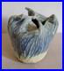 Vintage Studio Art Pottery Freeform Vase Signed, 4.5 X 4.5