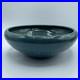 Vintage Studio Art Pottery Green Tiel Glaze Shallow Planter Bowl 11 Wide Signed