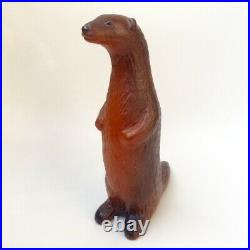 Vintage Upsala Ekeby Otter Utter Figurine ceramic Sweden Rare! / Lisa Larson