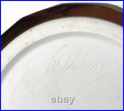 Vintage Williams Studio Art Pottery Bowl 8 Mid Century Modern Signed