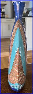 Vintage modern studio art pottery VASE pop art ceramic