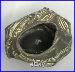 Virginia Cartwright Folded Clay Vase Handcrafted Ceramic Studio Art Pottery