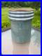 Vtg Handmade Art Fine Pottery Vessel Vase Shades Of Blue Hand Glazed Inside Out